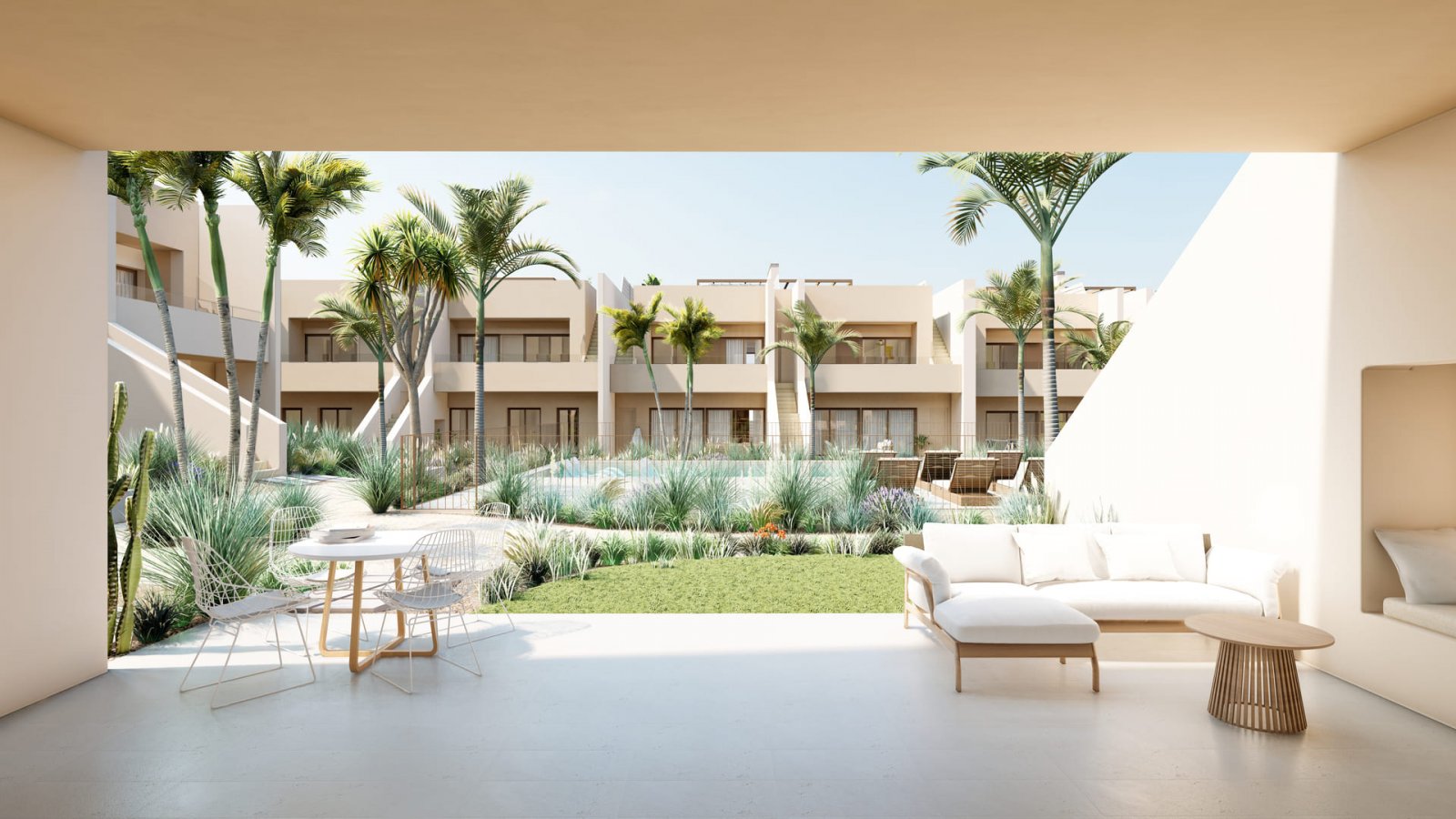 Dieser Wohnkomplex befindet sich auf dem berühmten Golfplatz Roda Golf & Beach Resort in der Nähe der Stadt Los Alcazares und bietet eine Auswahl Dieser Wohnkomplex befindet sich auf dem berühmten Golfplatz Roda Golf & Beach Resort in der Nähe der Stadt Los Alcazares und bietet eine Auswahl