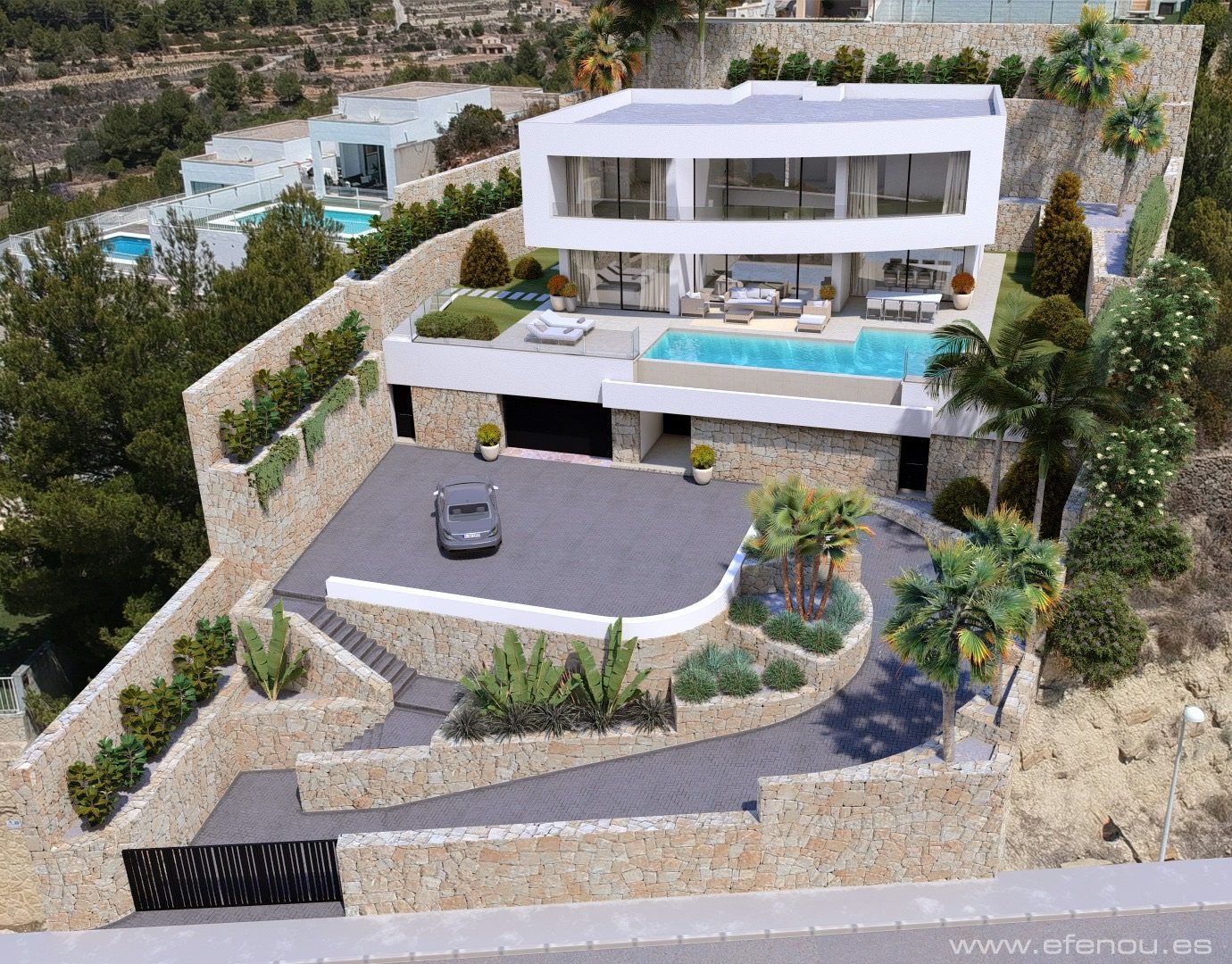 Diese Villa in der schönen Stadt Calpe bietet ein außergewöhnliches Wohnerlebnis mit Meerblick. Die Immobilie befindet sich nur 20 km vom Flughafen e Diese Villa in der schönen Stadt Calpe bietet ein außergewöhnliches Wohnerlebnis mit Meerblick. Die Immobilie befindet sich nur 20 km vom Flughafen e