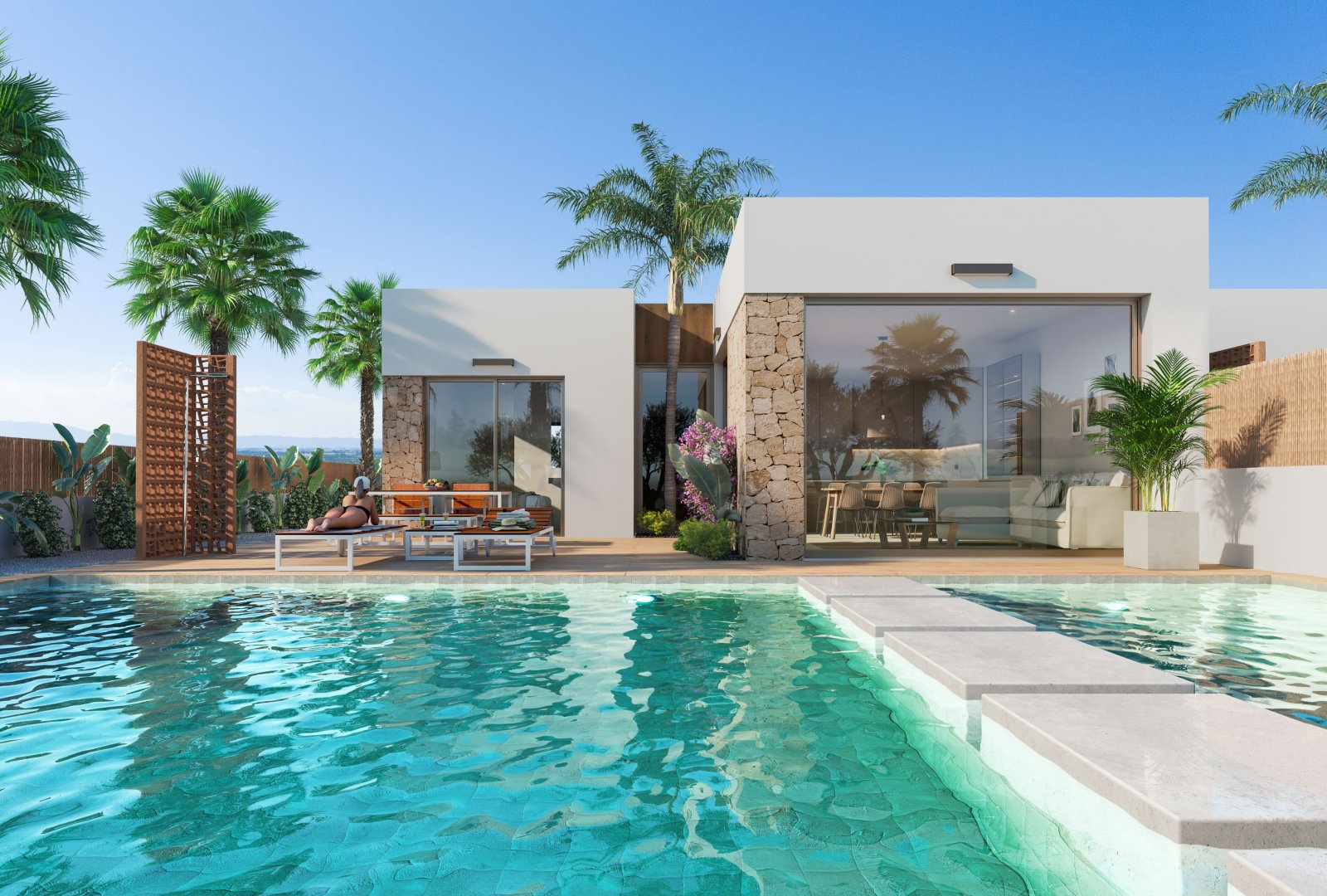Im charmanten Ort Los Alcázares gelegen, bietet diese exklusive Sammlung freistehender Chalets ein einzigartiges Wohnerlebnis mit Meerblick. Mit nur Im charmanten Ort Los Alcázares gelegen, bietet diese exklusive Sammlung freistehender Chalets ein einzigartiges Wohnerlebnis mit Meerblick. Mit nur