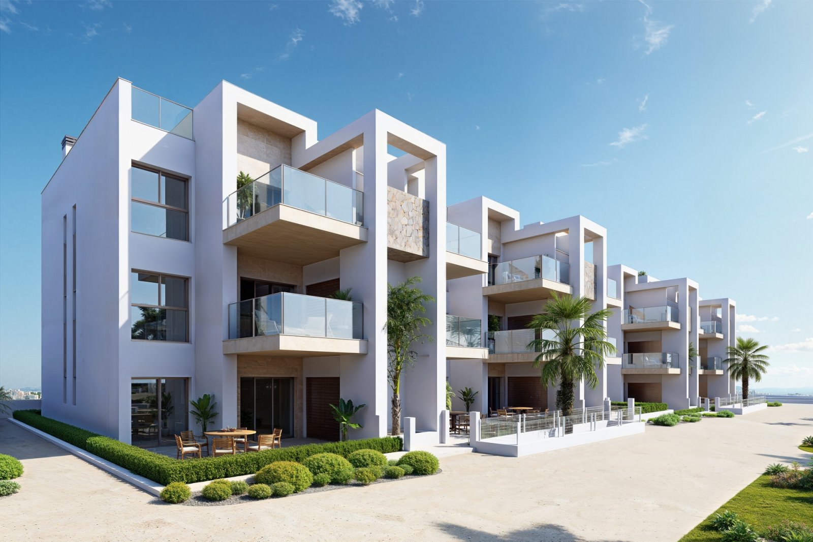 In der charmanten Stadt Los Alcázares gelegen, bietet diese exklusive Wohnanlage eine Auswahl von 32 Wohneinheiten, darunter Apartments, Erdgeschosse In der charmanten Stadt Los Alcázares gelegen, bietet diese exklusive Wohnanlage eine Auswahl von 32 Wohneinheiten, darunter Apartments, Erdgeschosse